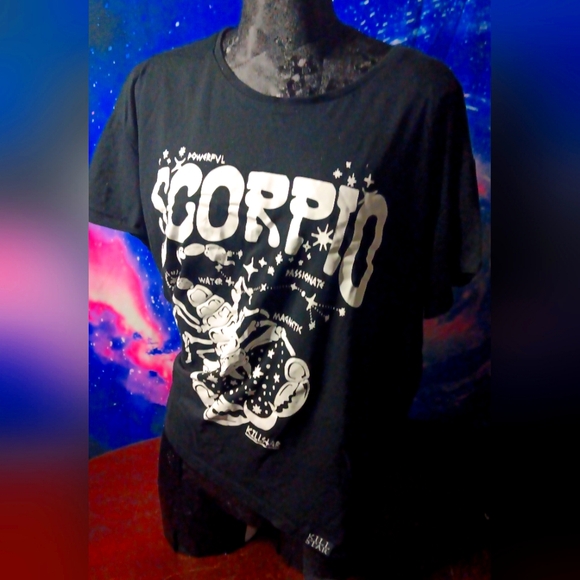 Killstar Scorpio Zodiac Tee | Occult Witchy Goth Graphic Top - Picture 1 of 5